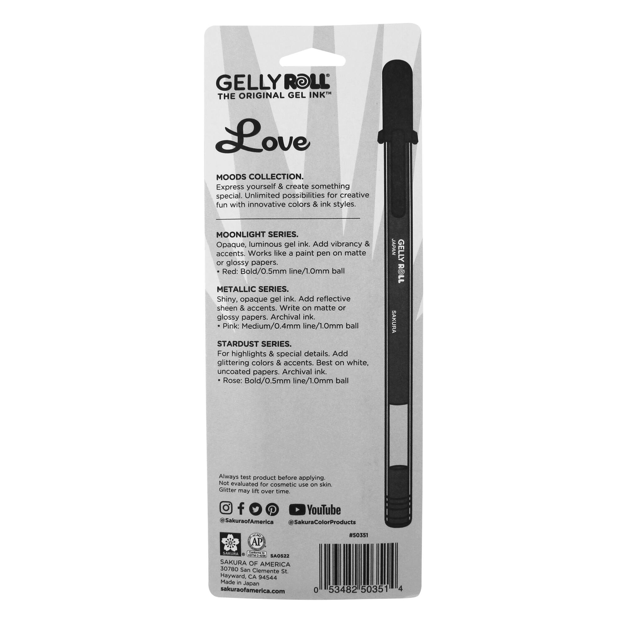 Gelly Roll® Moods Collection Love Gel Pen Set